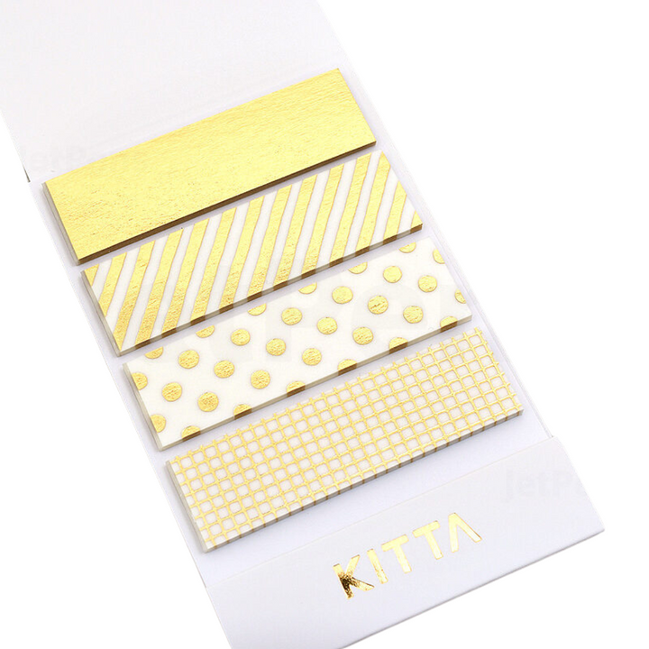 Kitta Washi Tape - Gold Mix