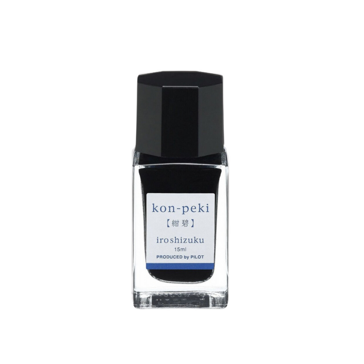 Pilot Iroshizuku 15ml Ink Bottle - Kon-peki (Deep Blue)