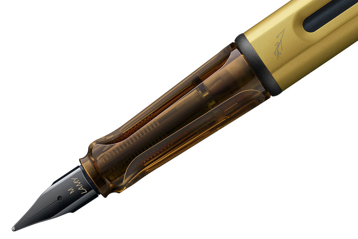 Lamy AL-Star Fountain Pen - Hufflepuff (Harry Potter Special Edition) — writing at an angle