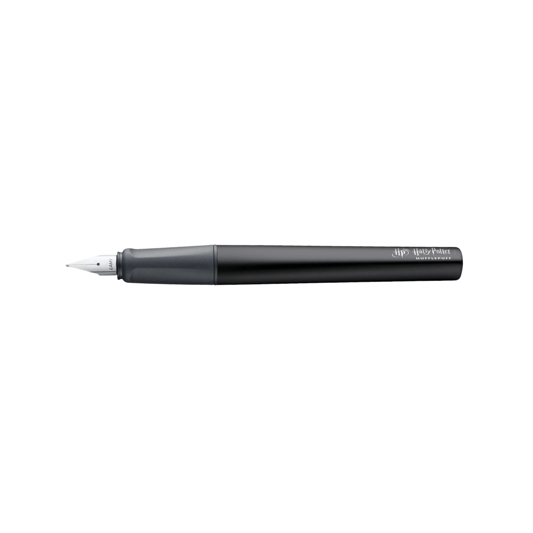 LAMY Nexx Fountain Pen - Hufflepuff — writing at an angle