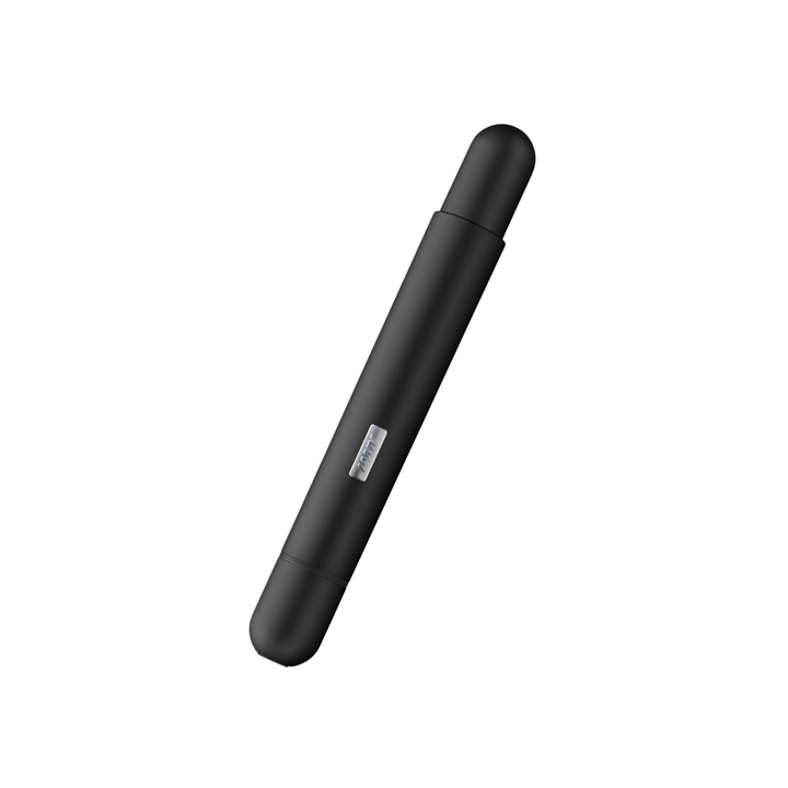 LAMY Pico Ballpoint Pen - Black — uncapped with cap posted