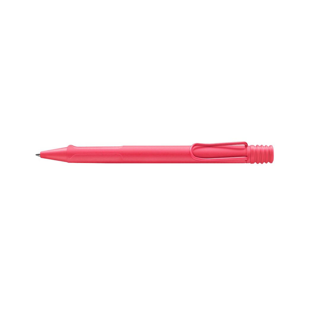 LAMY Safari Ballpoint Pen in Sunset Coral — Lamy ballpoint pen — reliable smooth-writing everyday pen, at Cityluxe Singapore