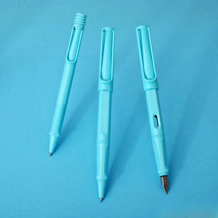 LAMY Safari Deelite Rollerball Pen in Aqua Sky (Special Edition) — Lamy rollerball pen — fluid gel ink writing instrument, at Cityluxe Singapore