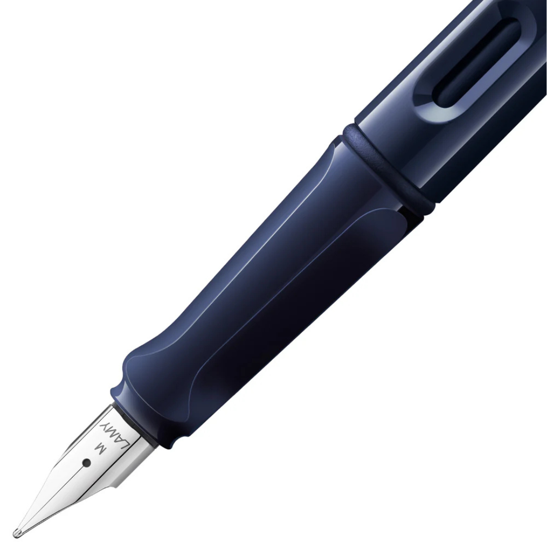 LAMY Safari Fountain Pen in Dark Dusk — Lamy fountain pen — precision nib writing instrument, at Cityluxe Singapore stationery store