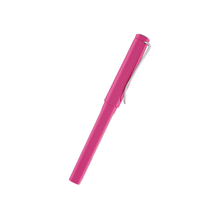 Lamy Safari Rollerball Pen Pink — barrel detail