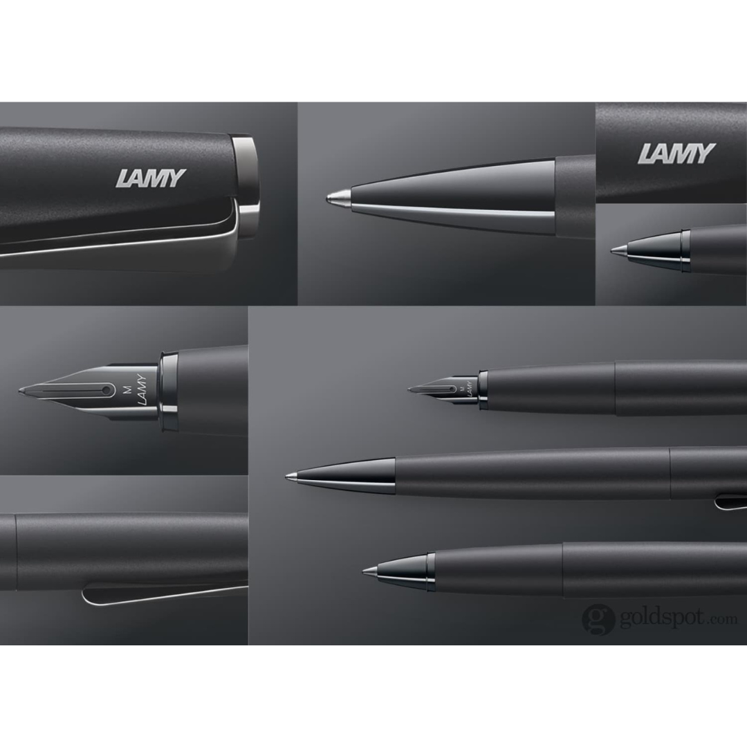 Lamy Studio Lx All Black Ballpoint Pen in Special Edition — Lamy ballpoint pen — reliable smooth-writing everyday pen, at Cityluxe Singapore