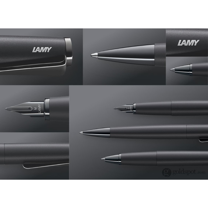 Lamy Studio Lx All Black Ballpoint Pen in Special Edition — Lamy ballpoint pen — reliable smooth-writing everyday pen, at Cityluxe Singapore