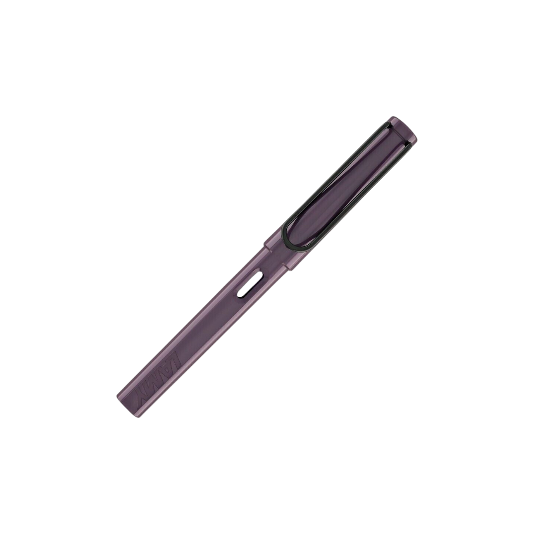 LAMY 0D8 Safari Fountain Pen - Violet Blackberry [Pre-Order] — flat lay