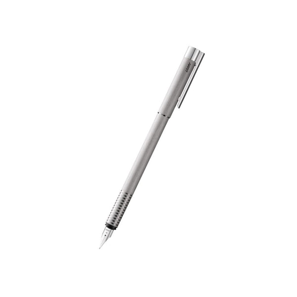 Lamy Logo Fountain Pen Brushed — capped