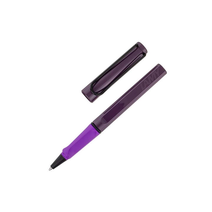 LAMY 3D8 Safari Rollerball Pen in Violet Blackberry [Pre-Order] — Lamy rollerball pen — fluid gel ink writing instrument, at Cityluxe Singapore