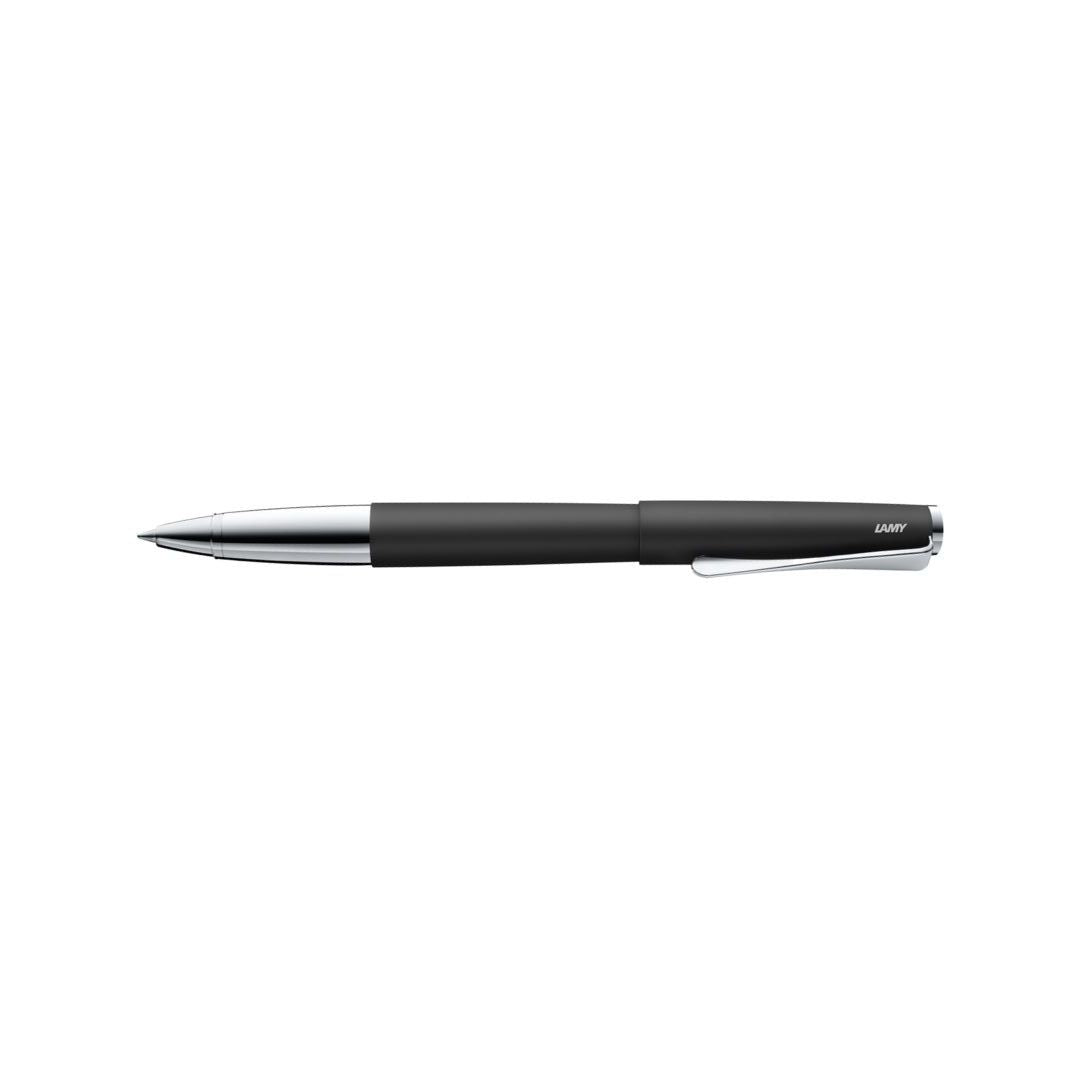 Lamy Studio Rollerball Pen Black — Lamy rollerball pen — fluid gel ink writing instrument, at Cityluxe Singapore