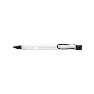 LAMY Safari Ballpoint Pen White with Black Clip - 2022 Special Edition