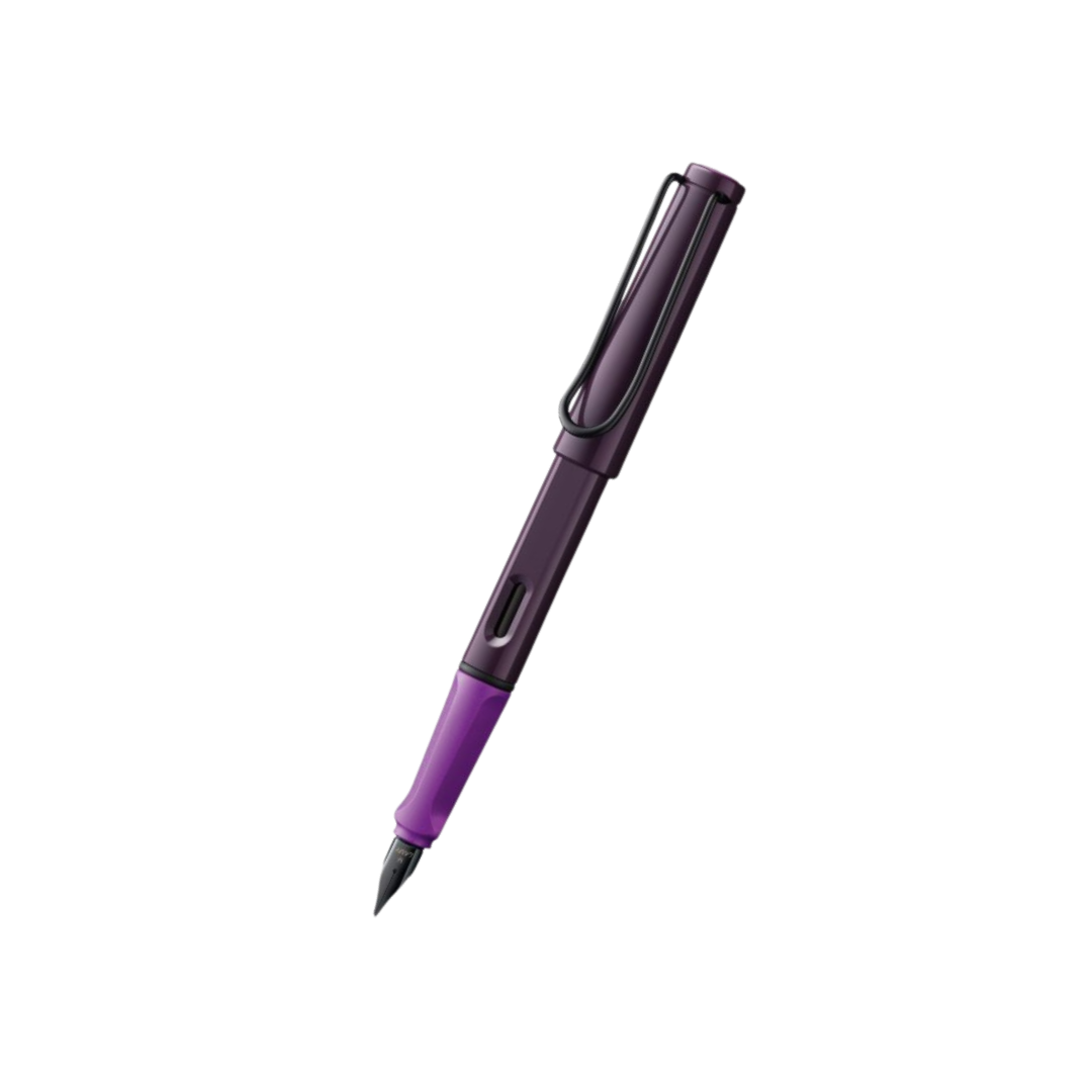LAMY 0D8 Safari Fountain Pen - Violet Blackberry [Pre-Order] — with packaging