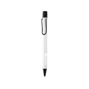 LAMY Safari Ballpoint Pen White with Black Clip - 2022 Special Edition