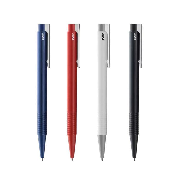 LAMY logo M Ballpoint Pen in White — Lamy ballpoint pen — reliable smooth-writing everyday pen, at Cityluxe Singapore