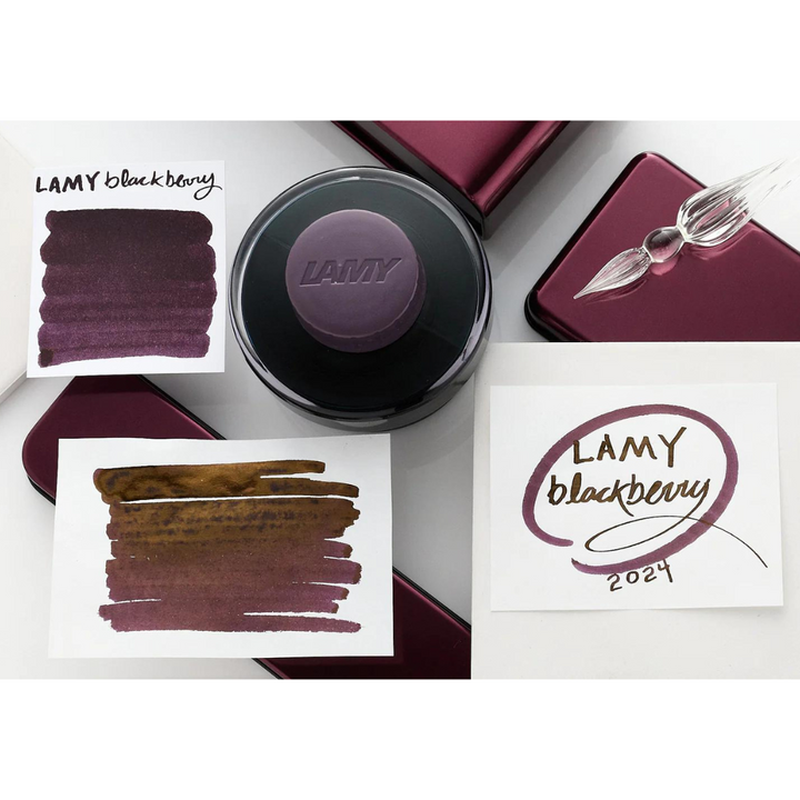 LAMY T52 50ml Ink Bottle in Violet Blackberry — Lamy fountain pen ink — premium bottled ink for writing, at Cityluxe Singapore
