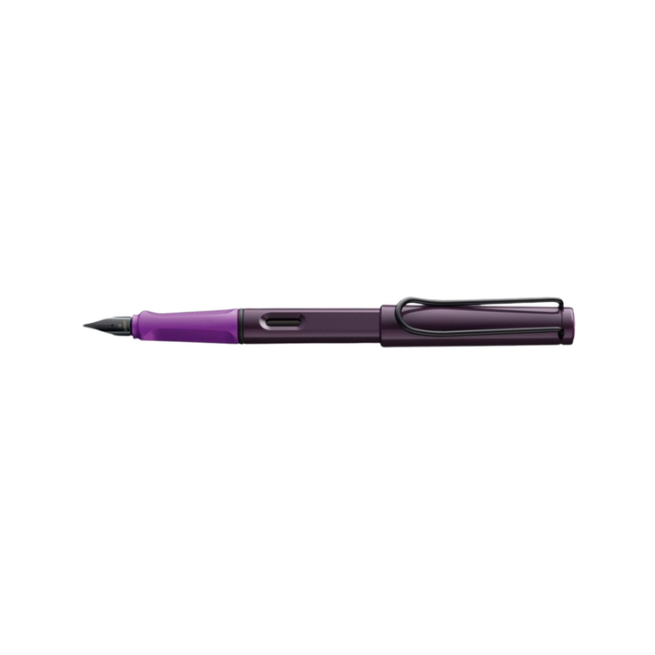 LAMY 0D8 Safari Fountain Pen - Violet Blackberry [Pre-Order] — flat lay