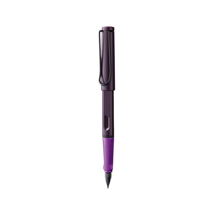 LAMY 0D8 Safari Fountain Pen - Violet Blackberry [Pre-Order] — flat lay
