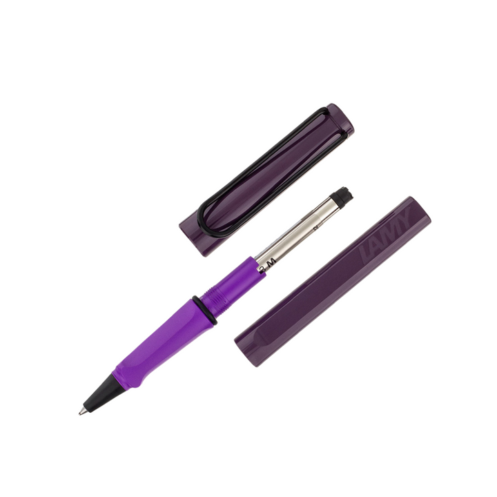LAMY 3D8 Safari Rollerball Pen in Violet Blackberry [Pre-Order] — Lamy rollerball pen — fluid gel ink writing instrument, at Cityluxe Singapore