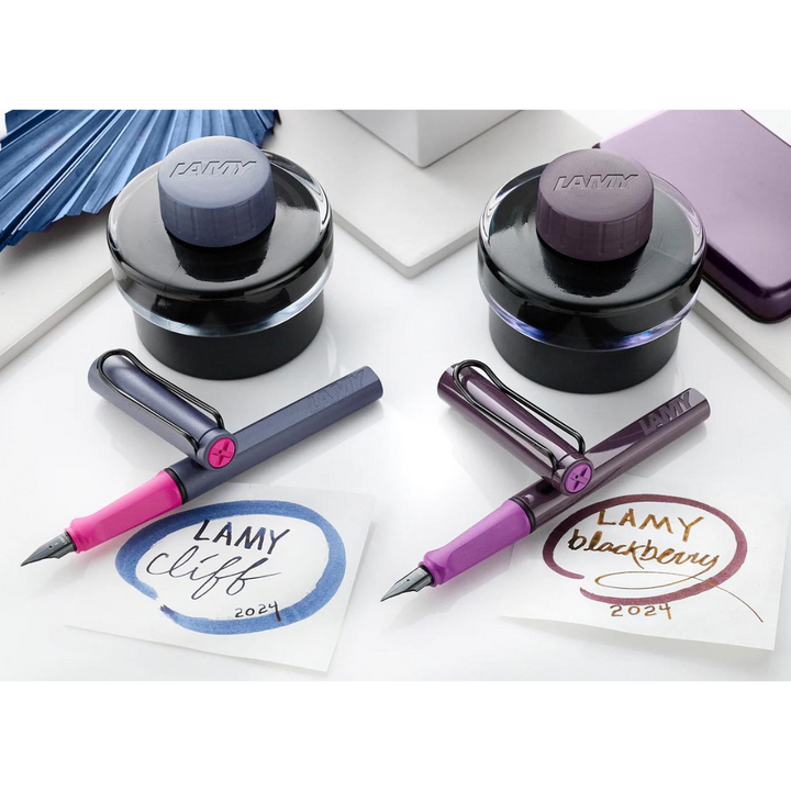 LAMY T52 50ml Ink Bottle in Violet Blackberry — Lamy fountain pen ink — premium bottled ink for writing, at Cityluxe Singapore