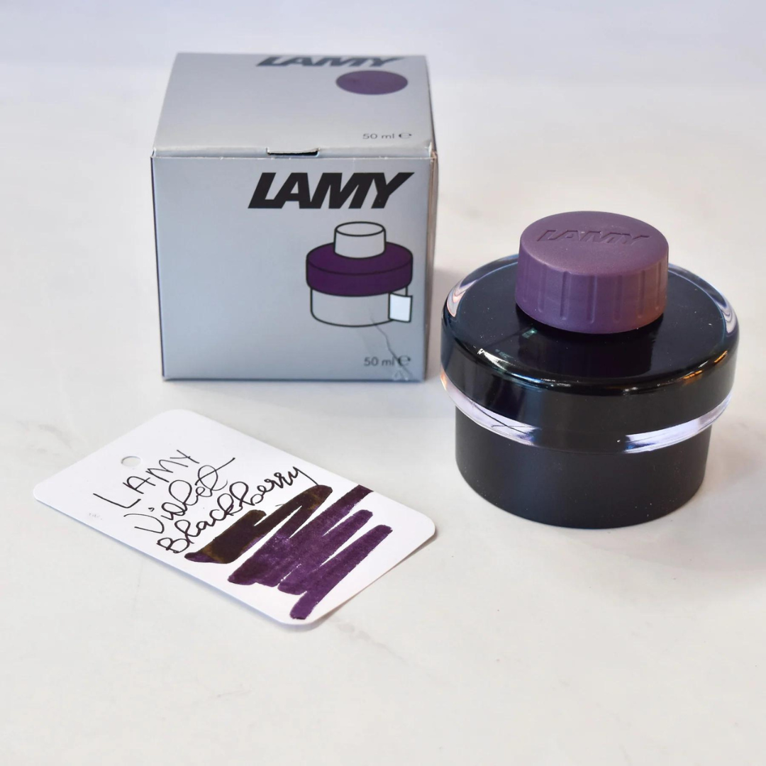 LAMY T52 50ml Ink Bottle in Violet Blackberry — Lamy fountain pen ink — premium bottled ink for writing, at Cityluxe Singapore