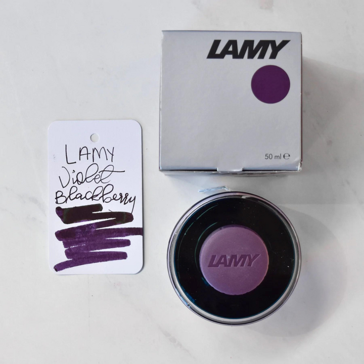 LAMY T52 50ml Ink Bottle in Violet Blackberry — Lamy fountain pen ink — premium bottled ink for writing, at Cityluxe Singapore
