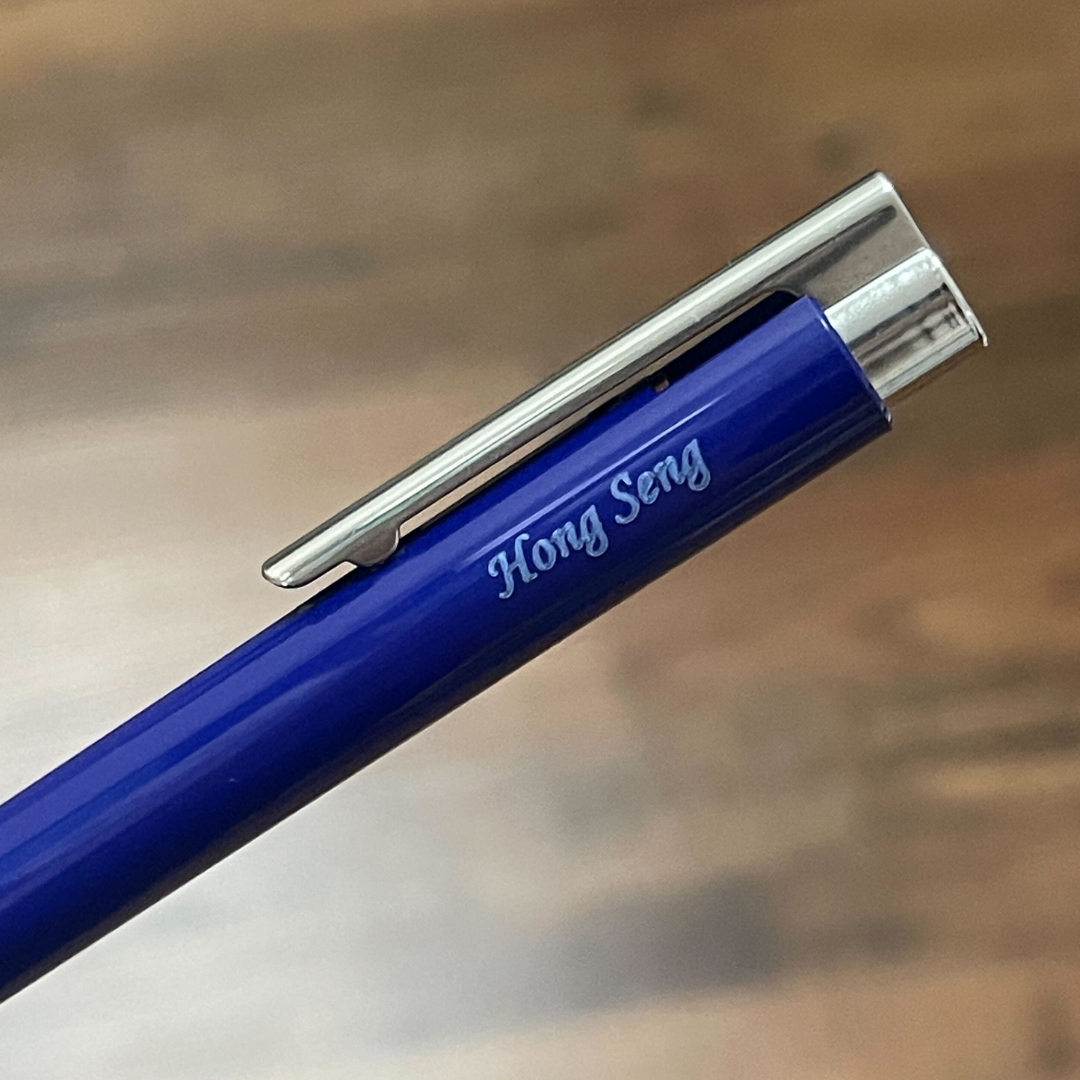 LAMY logo M Ballpoint Pen in Blue — Lamy ballpoint pen — reliable smooth-writing everyday pen, at Cityluxe Singapore