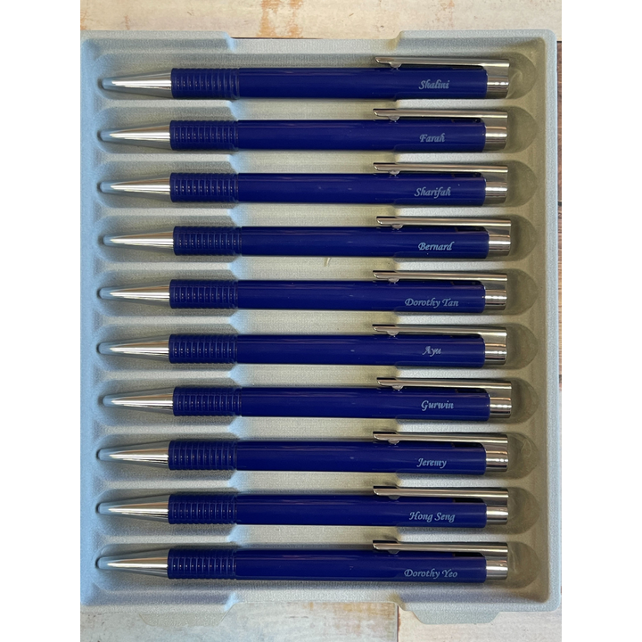 LAMY logo M Ballpoint Pen in Blue — Lamy ballpoint pen — reliable smooth-writing everyday pen, at Cityluxe Singapore