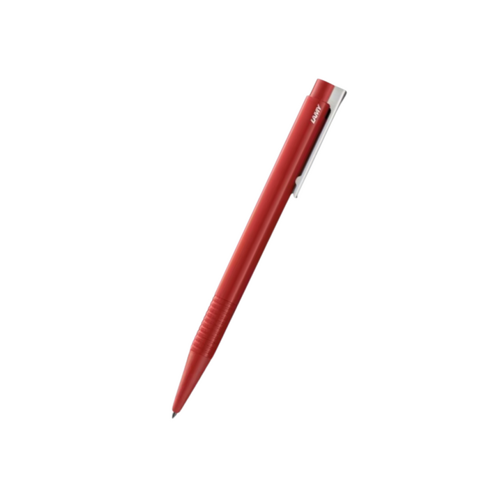 LAMY logo M Ballpoint Pen in Red — Lamy ballpoint pen — reliable smooth-writing everyday pen, at Cityluxe Singapore