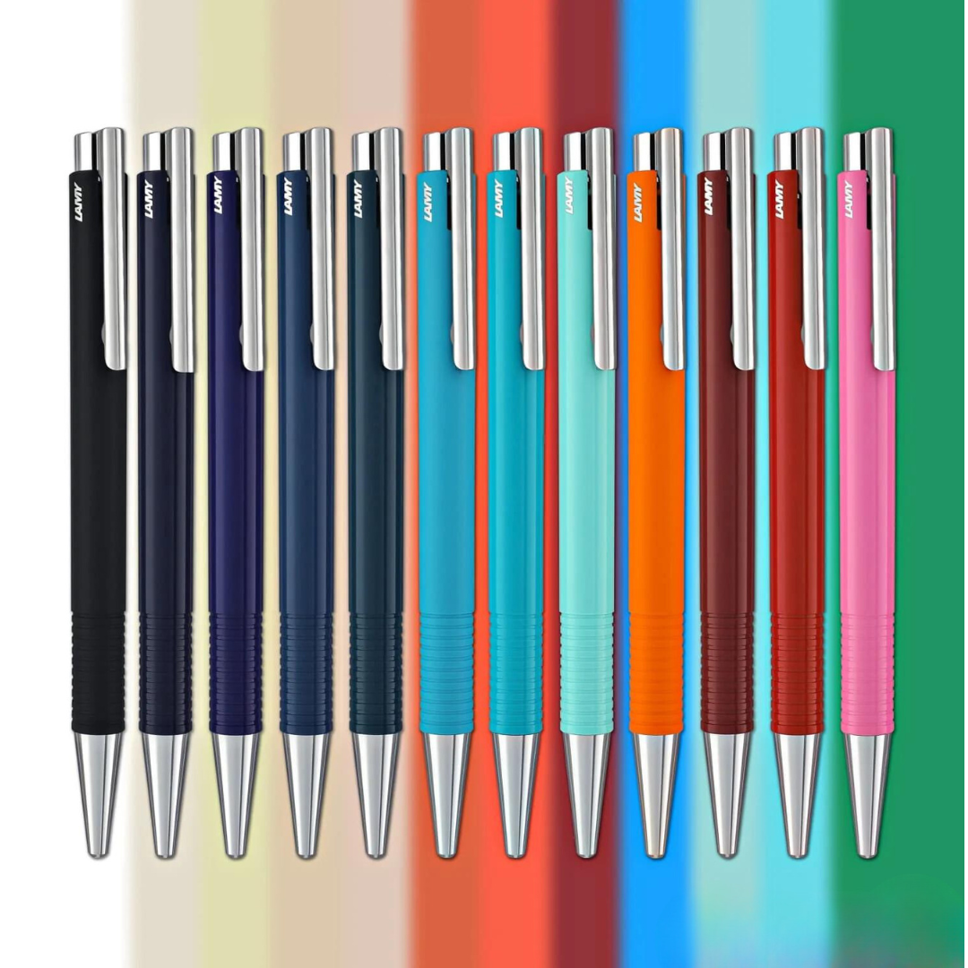 LAMY logo M+ Ballpoint Pen in Blue — Lamy ballpoint pen — reliable smooth-writing everyday pen, at Cityluxe Singapore