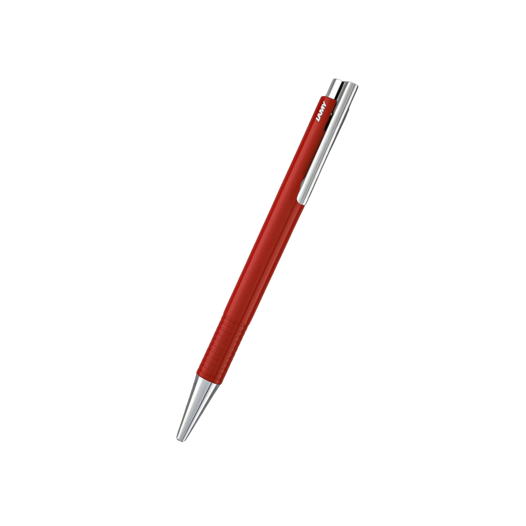 LAMY logo M+ Ballpoint Pen Red — Lamy ballpoint pen — reliable smooth-writing everyday pen, at Cityluxe Singapore