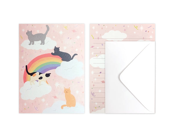 D'Won Mini Letter in Cloud Cat — D'Won letter — premium stationery and lifestyle, at Cityluxe Singapore