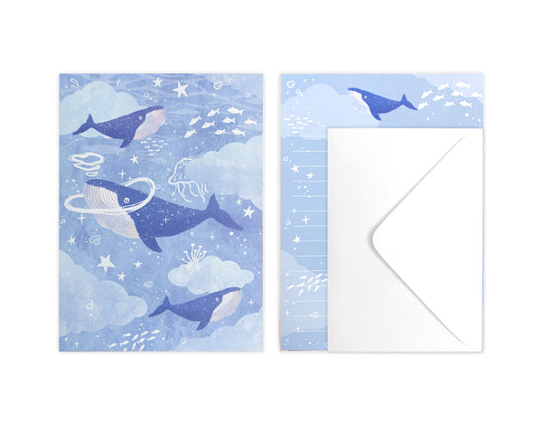D'Won Mini Letter in Tree Whale — D'Won letter — premium stationery and lifestyle, at Cityluxe Singapore