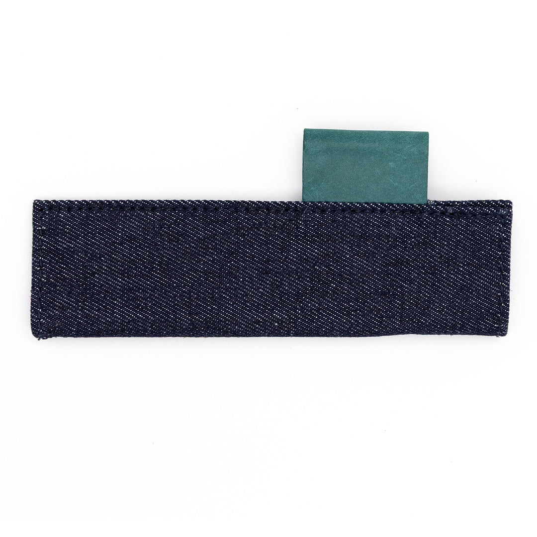 Luddite Denim×MAYA Bendy Pen Sheath 2+1 - Denim — lead extended