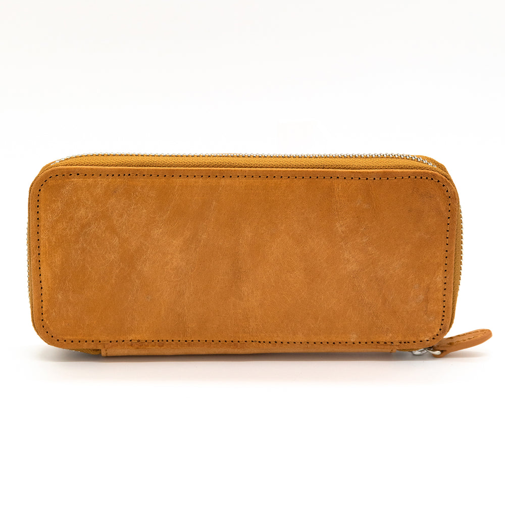 Luddite MAYA Roundzip Pencase Essential in Brown — Luddite pencil — quality graphite writing pencil, at Cityluxe Singapore