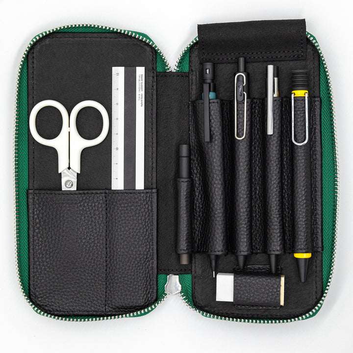 Luddite MAYA Roundzip Pencase Essential - Teal — barrel detail