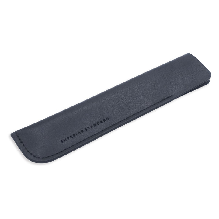 Luddite Superior Standard PU Leather Pen Holder - Black — barrel detail