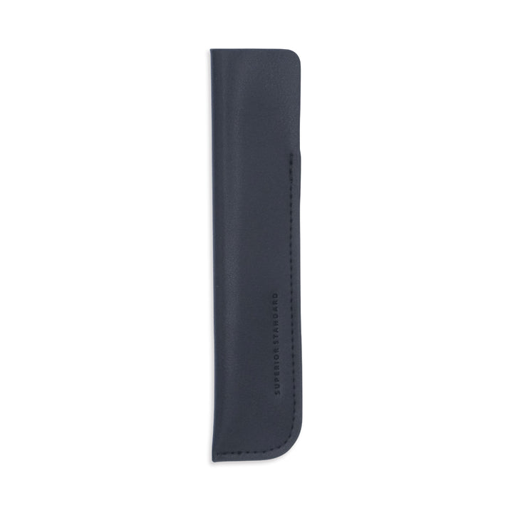 Luddite Superior Standard PU Leather Pen Holder - Black — capped