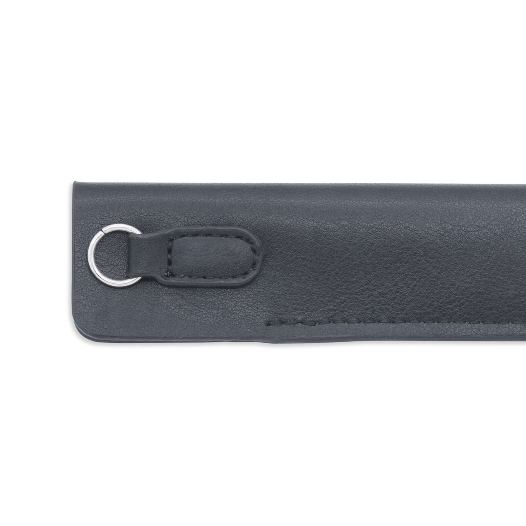 Luddite Superior Standard PU Leather Pen Holder - Black — with packaging