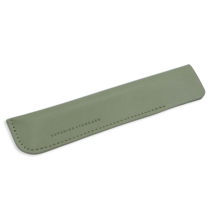Luddite Superior Standard PU Leather Pen Holder - Khaki — barrel detail