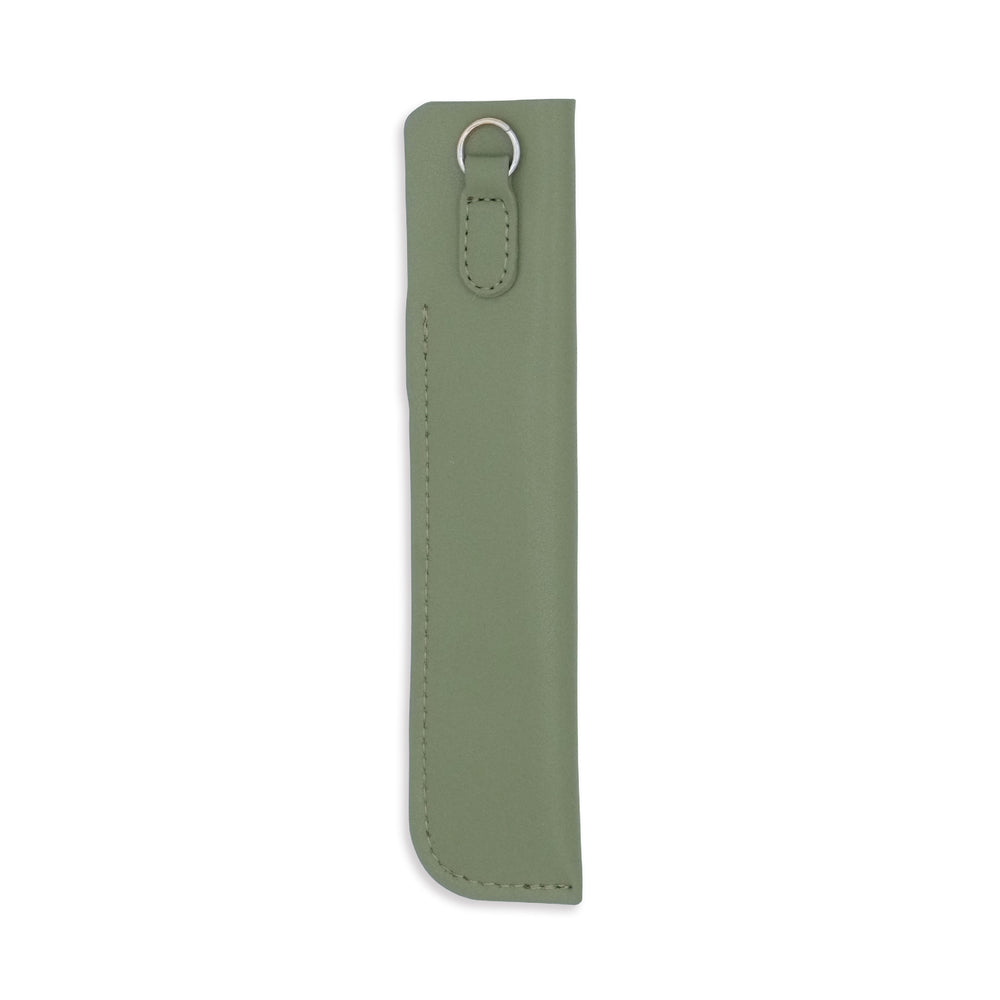 Luddite Superior Standard PU Leather Pen Holder in Khaki — Luddite pencil — quality graphite writing pencil, at Cityluxe Singapore