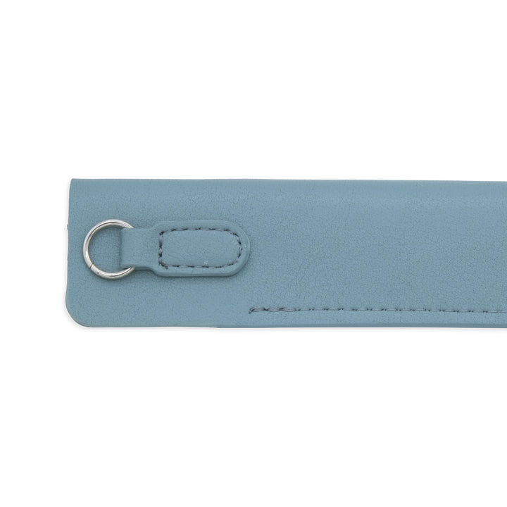 Luddite Superior Standard PU Leather Pen Holder - Blue Gray — with packaging