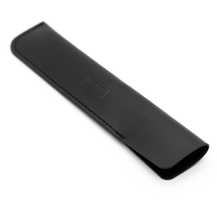 Luddite THE POST Bonded Leather Fiber Pen Sheath - Black — tip detail