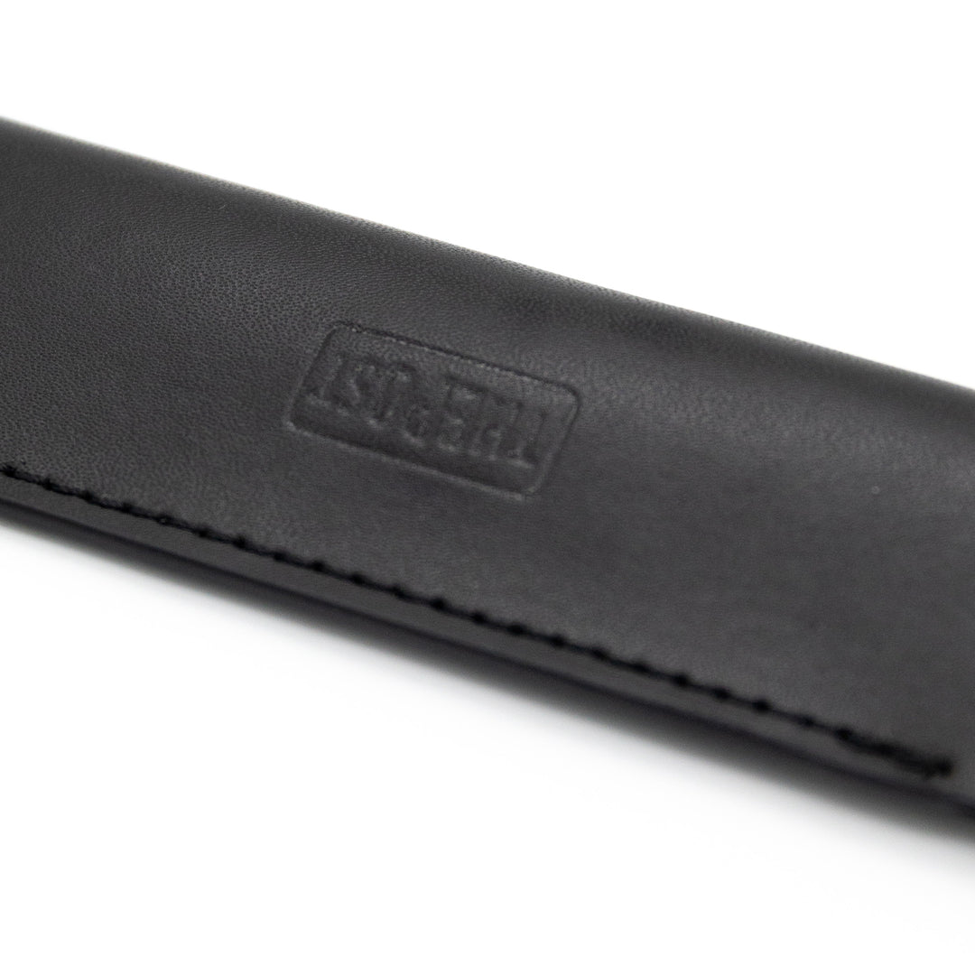 Luddite THE POST Bonded Leather Fiber Pen Sheath - Black — barrel detail