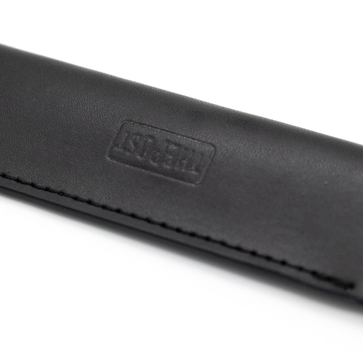 Luddite THE POST Bonded Leather Fiber Pen Sheath - Black — barrel detail