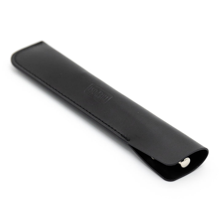 Luddite THE POST Bonded Leather Fiber Pen Sheath - Black — with packaging