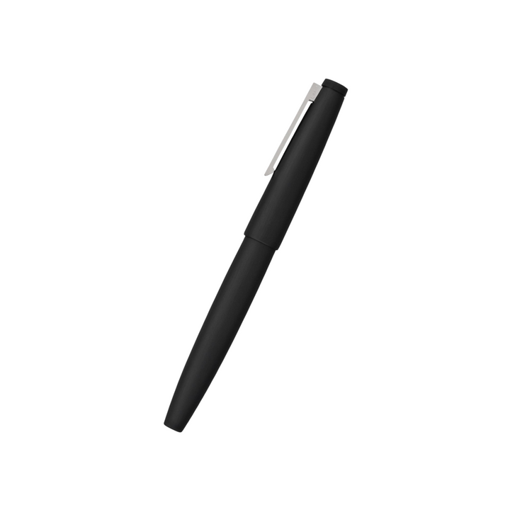Lamy 2000 Fountain Pen Black — writing at an angle