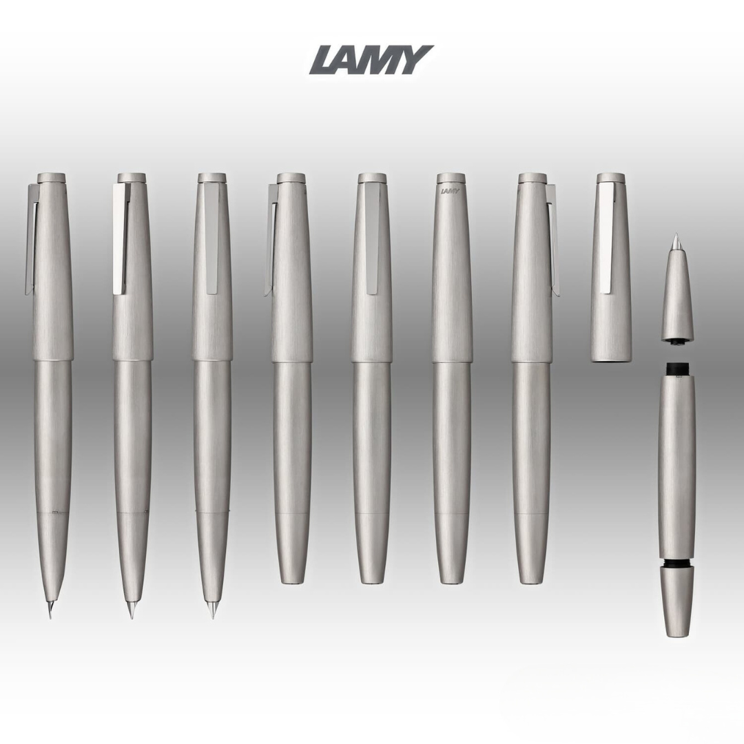 Lamy 2000 Fountain Pen Metal — Lamy fountain pen — precision nib writing instrument, at Cityluxe Singapore stationery store