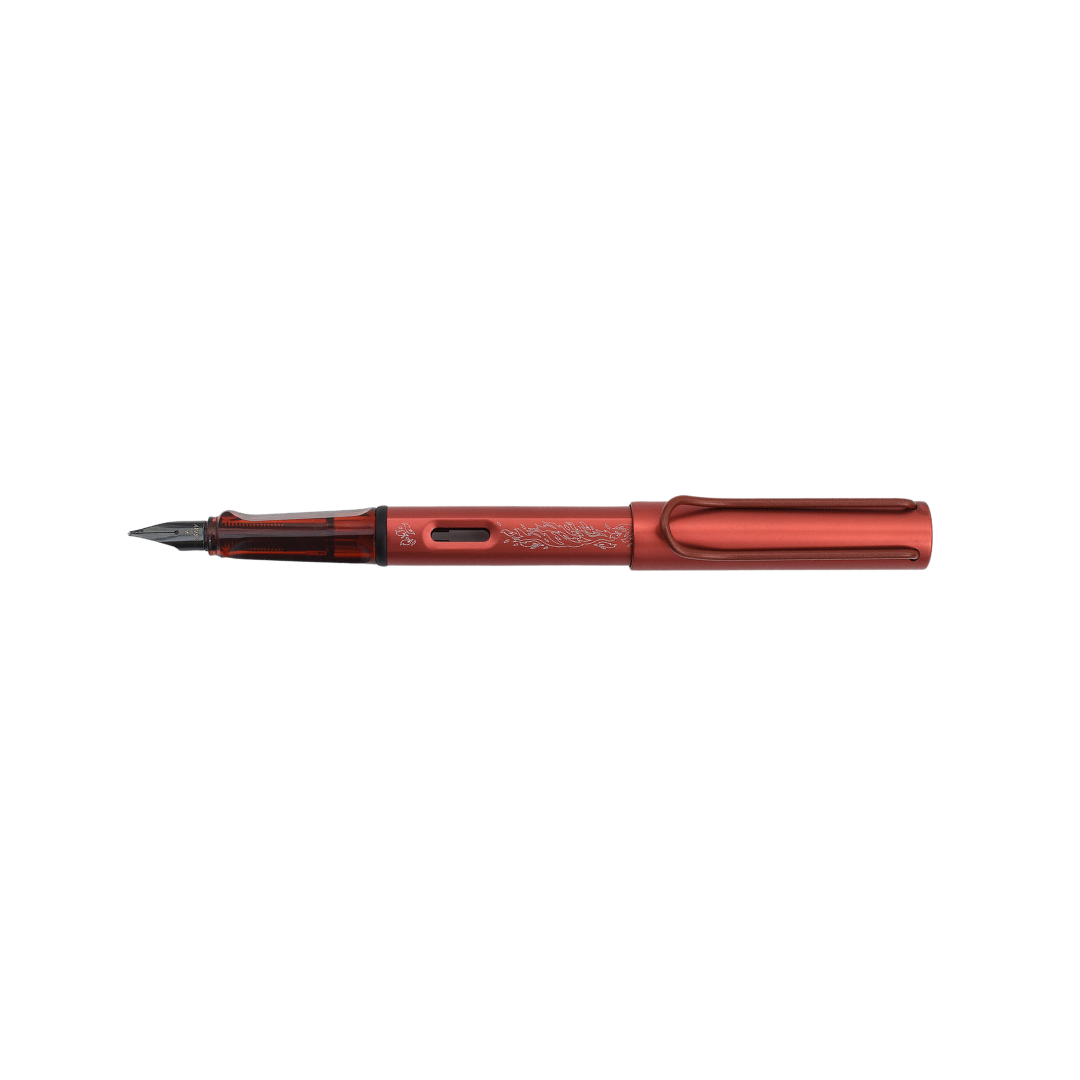 Lamy AL-Star Fountain Pen - Gryffindor (Harry Potter Special Edition) — nib close-up