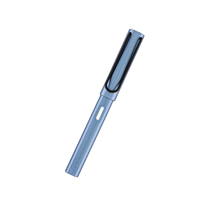 LAMY AL-Star Fountain Pen - Aquatic — writing at an angle